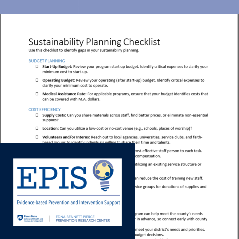 Sustainability Checklist