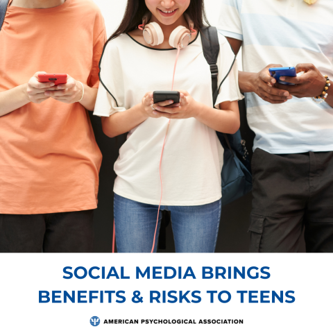 Psychological Research on Social Media Benefits and Risks to Teens