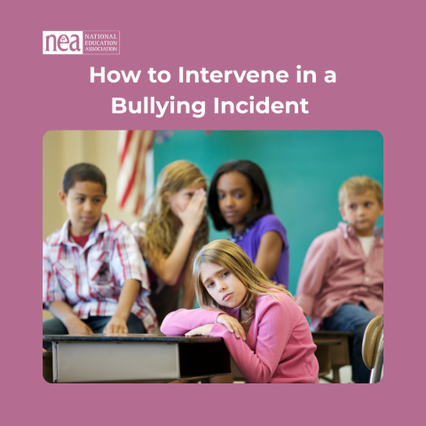 How to Intervene in a Bullying Incident
